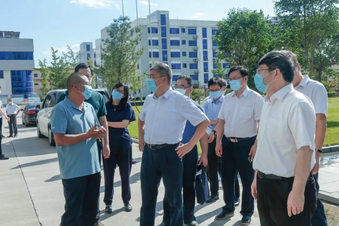 商务部自贸区港司领导莅临bifa必发药业考察调研