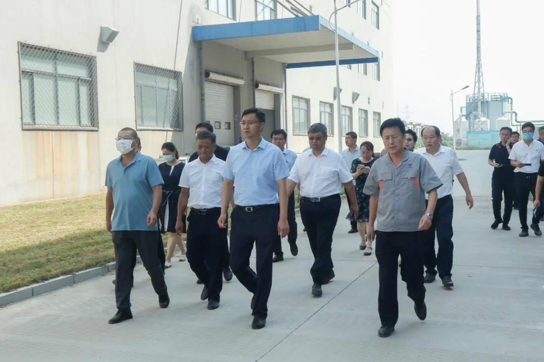 县长戚永和视察bifa必发药业项目建设